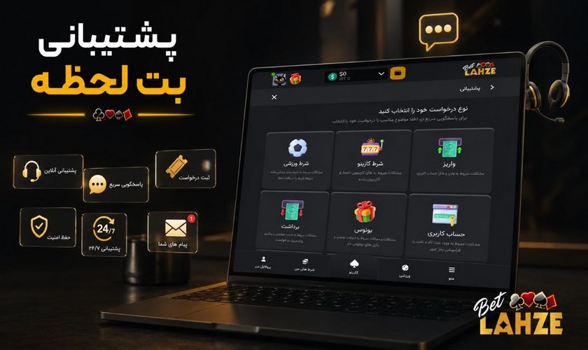 پشتیبانی بت لحظه
